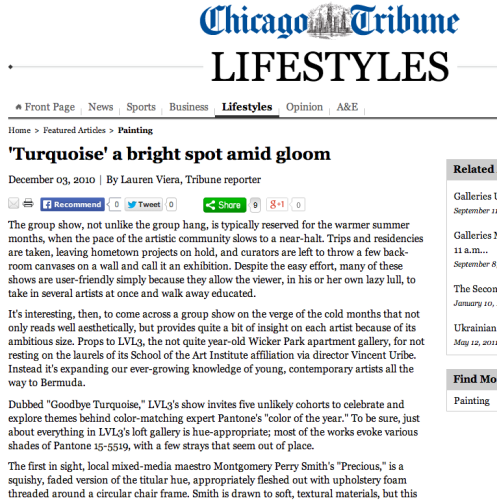 Chicago Tribune: 'Turquoise' a bright spot amid gloom